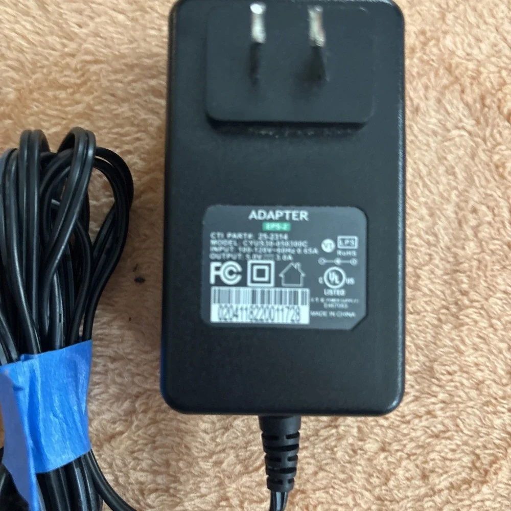 Comcast Power Supply-5V 3A AC Adapter Model CYUS30-050300C